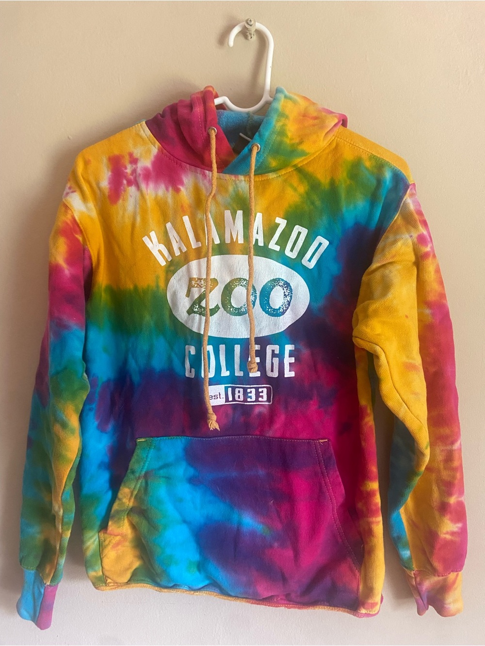 MV Sport Vintage Collegiate Alumni Kalamazoo College Tie-Dye Hoodie